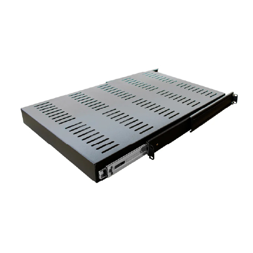 BANDEJA FIJA VENTILADA DE 1U 600MM REGULABLE EN PROFUNDIDAD